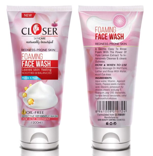 closer foaming facewash 200ml