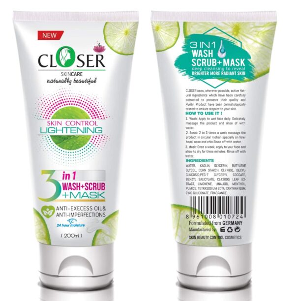 Closer Skin Control Lightening 3 in 1 200ml