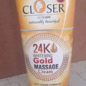 Closer 24k whitening gold massage cream 200 ml